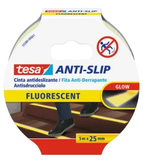 Antideslizante amarillo fluor TESA 5mx25mm 55580-00001-11